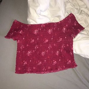 Girlie crop top